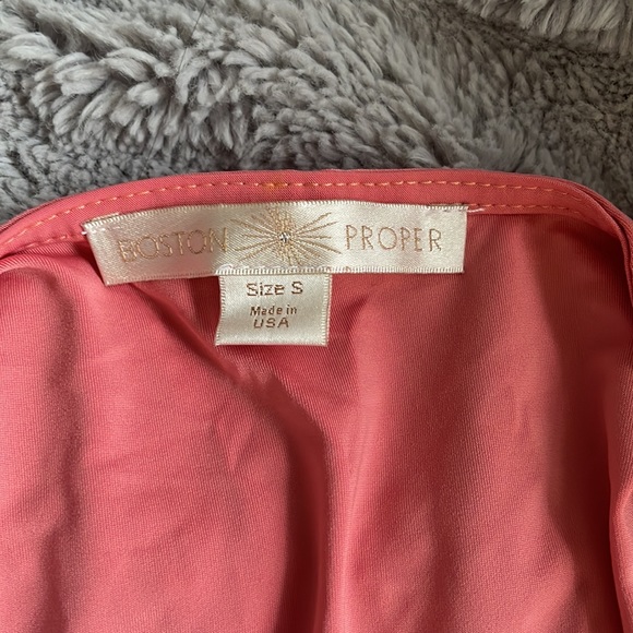 Pink Boston Proper Top Size S - Picture 3 of 3